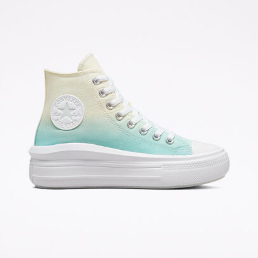 NWOT Women’s Converse Chuck Taylor All Star Move Ombré Platform High Top Size 8